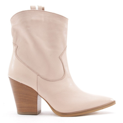 Janet & Janet Ankle boots Leather in Pink