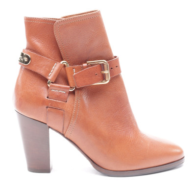 Ralph Lauren Purple Label Ankle boots Leather in Brown