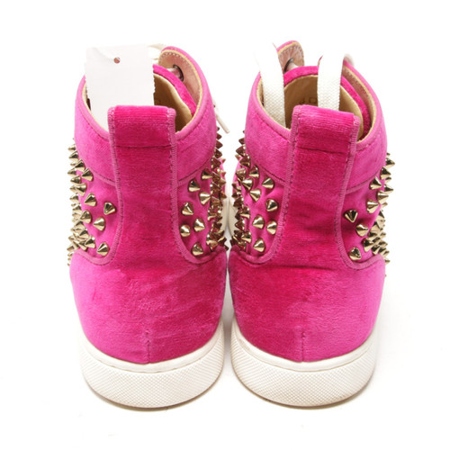 CHRISTIAN LOUBOUTIN Damen Sneakers aus Leder in Rosa / Pink