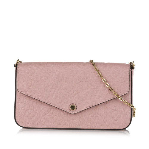 LOUIS Women's Pochette Félicie Leather in Pink