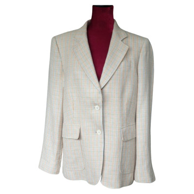Brooks Brothers Jacket/Coat Silk in Beige