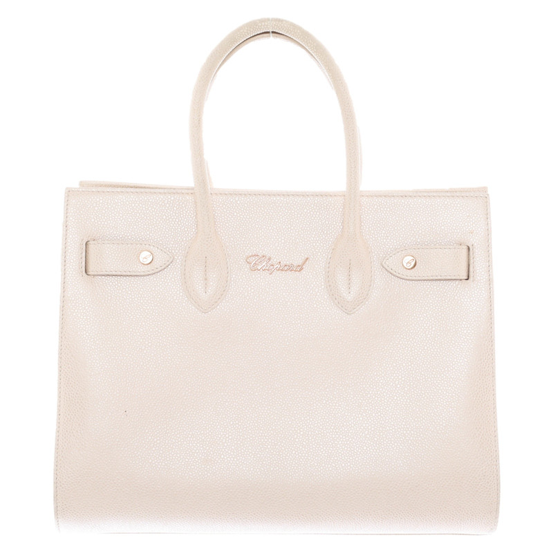 CHOPARD Damen Handtasche aus Leder in Creme Second Hand