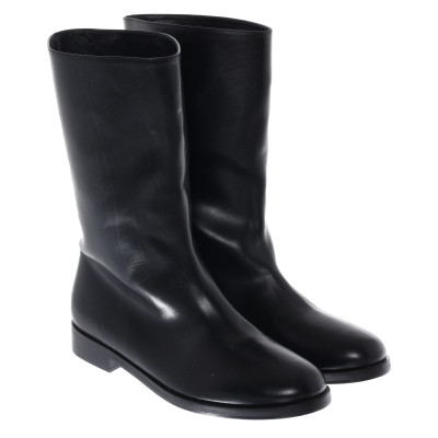 Alaïa Boots Leather in Black