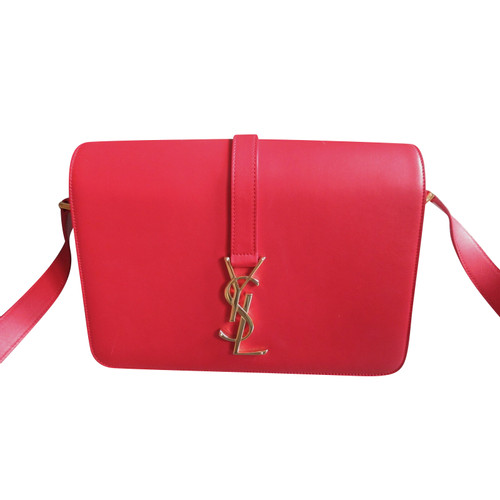 SAINT LAURENT Donna Borsa a tracolla in Pelle in Rosso
