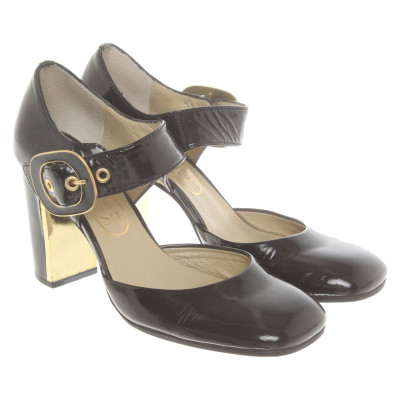 Ash Pumps/Peeptoes Patent leather in Black