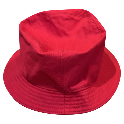 HUGO BOSS Damen Hut/Mütze aus Baumwolle in Rot | Second Hand