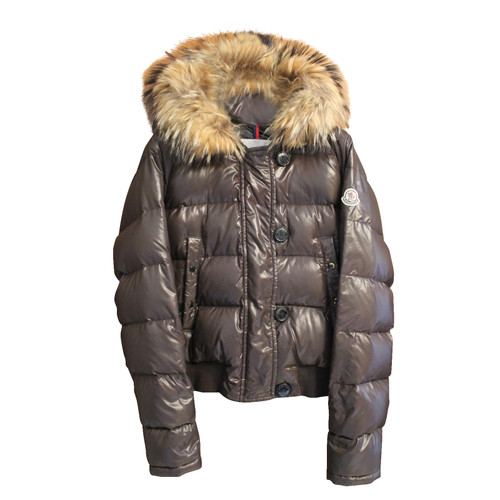 MONCLER Women's Jacket/Coat in Brown Size: M | Second Hand