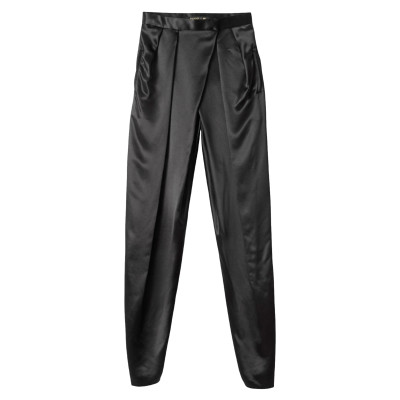 Balmain Trousers Silk in Black