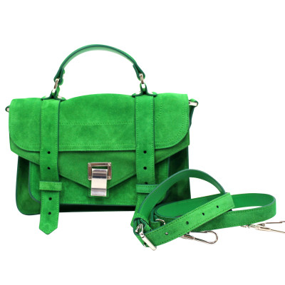 Proenza Schouler PS11 Mini Leather in Green