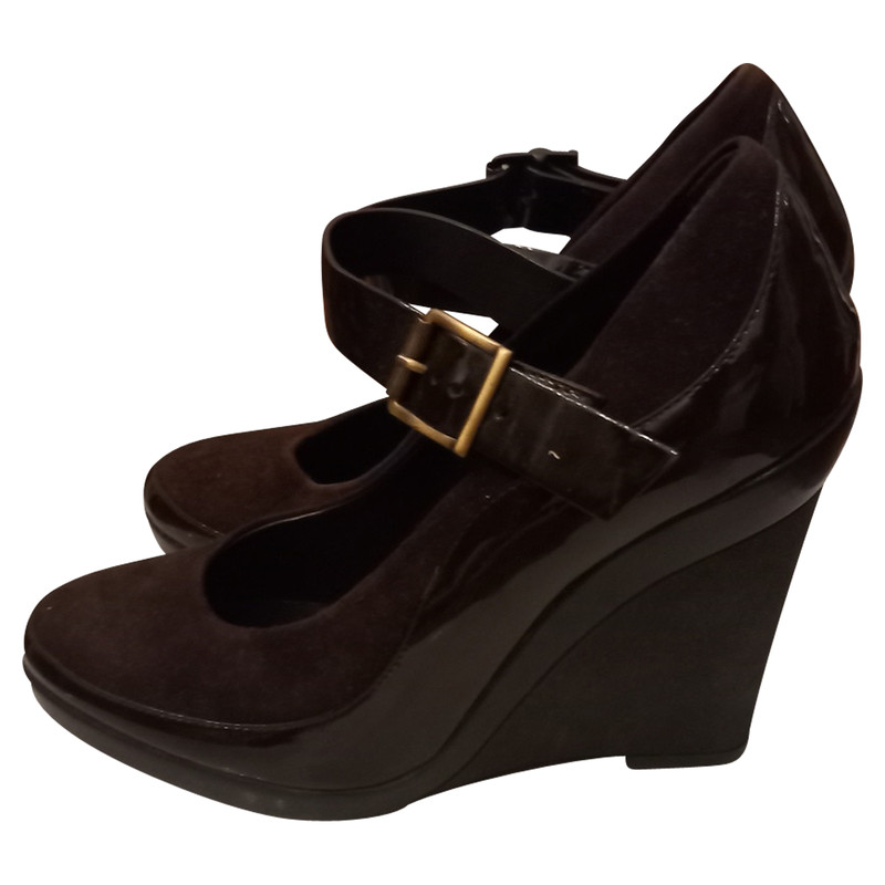 HOGAN Femme Chaussures compens es en Daim en Marron