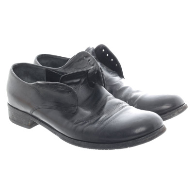 Jil Sander Chaussures à lacets en Cuir en Noir