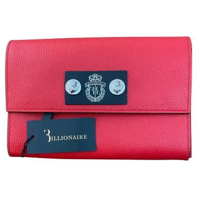 Philipp Plein Clutch Bag Leather in Red