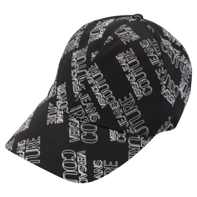 Versace Hut/Mütze aus Baumwolle in Schwarz