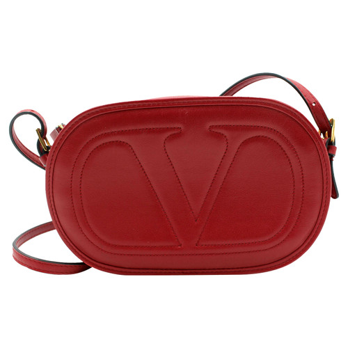 VALENTINO GARAVANI Women's VSLING Small Camera Bag Leather in Red