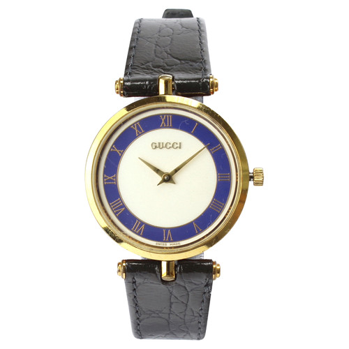 GUCCI Dames Horloge Staal in Blauw | Tweedehands
