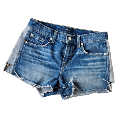 7 For All Mankind Shorts Jeans fabric in Blue