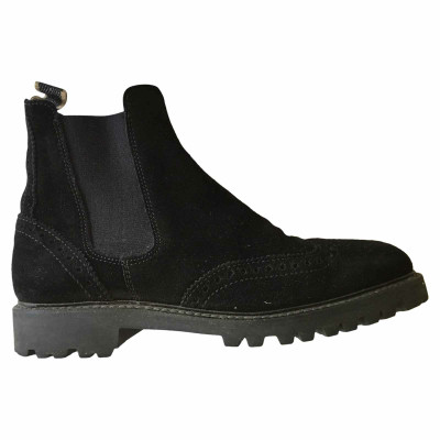Ludwig Reiter Ankle boots Suede in Black