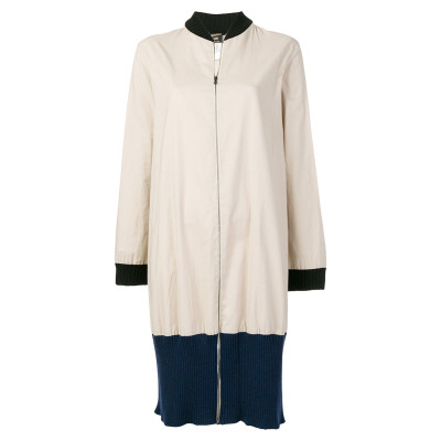 Jean Paul Gaultier Jacket/Coat Cotton in Beige