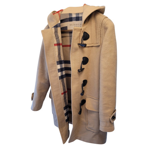 BURBERRY Damen Jacke/Mantel aus Wolle in Beige Größe: IT 40