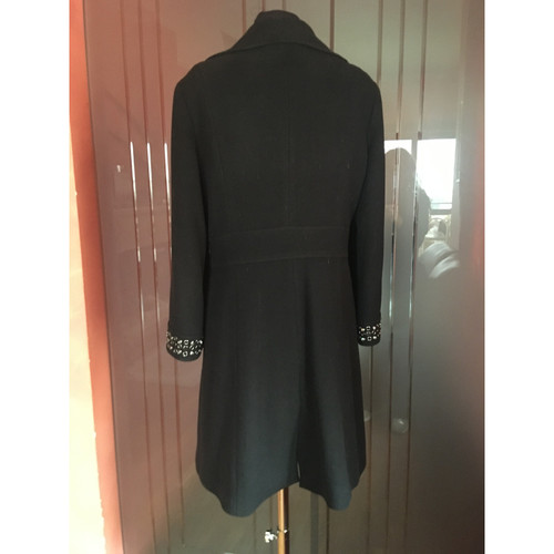 ROCCO BAROCCO Damen Jacke/Mantel aus Wolle in Schwarz