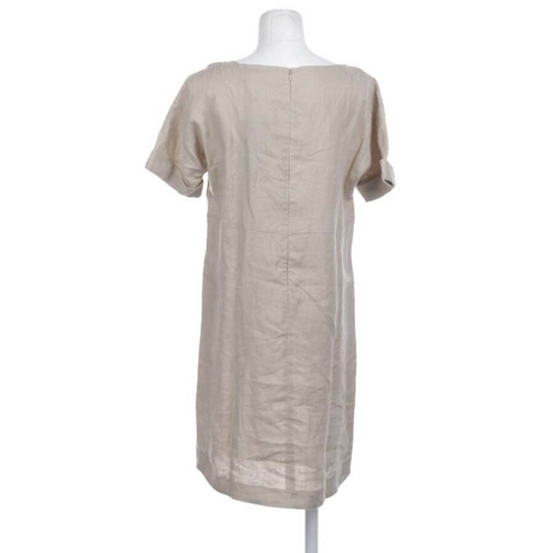 RIANI Damen Kleid aus Leinen in Weiß Größe: DE 38