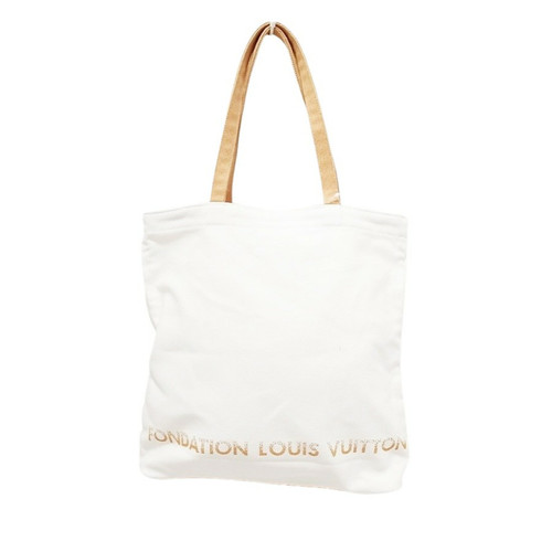 LOUIS VUITTON Women's Tote bag Canvas in White