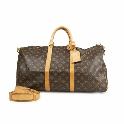 Louis Vuitton Keepall 50 Bandouliere in Brown