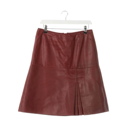 Schumacher Skirt Leather in Red