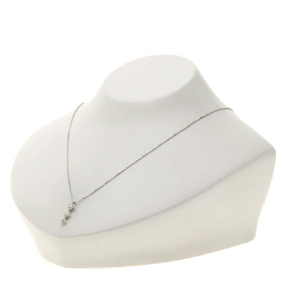 Tasaki Necklace White gold in Silvery