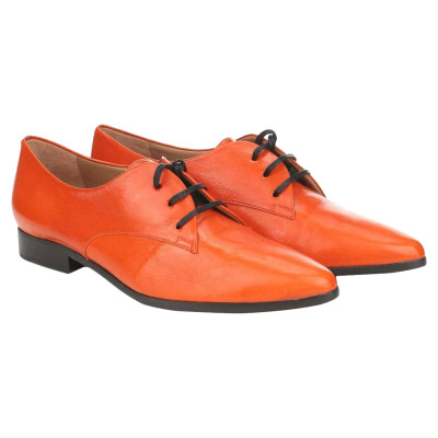 Castañer Chaussures à lacets en Cuir en Orange