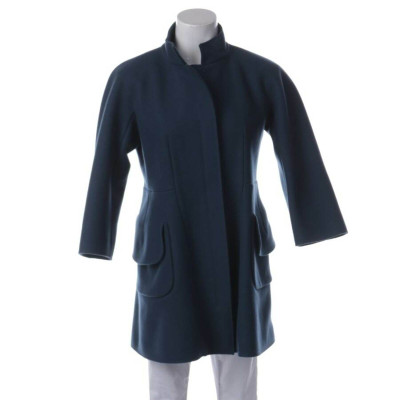 Jil Sander Jacket/Coat Wool in Blue