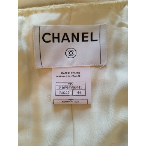 Coat Chanel White size 44 FR in Cotton - 24356335