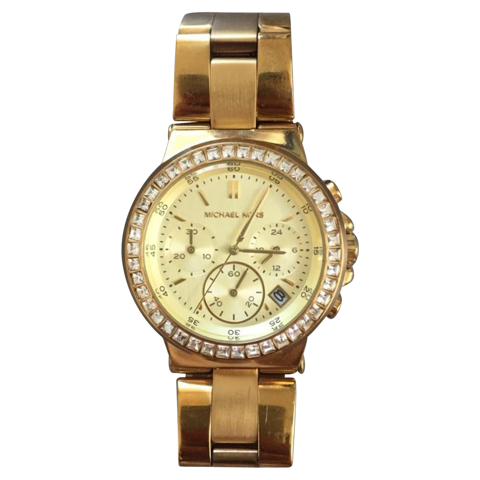 MICHAEL KORS Women's Goldene Swarovski Uhr MK-5623