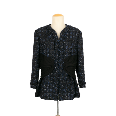 Chanel Jacket/Coat Wool in Blue