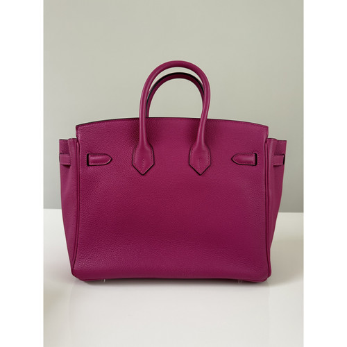 HERMÈS Women's Birkin Bag 25 Leather in Pink