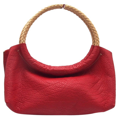 Miu Miu Shopper Leather in Red