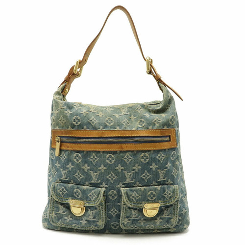 LOUIS VUITTON Denim Baggy GM Lichen Green