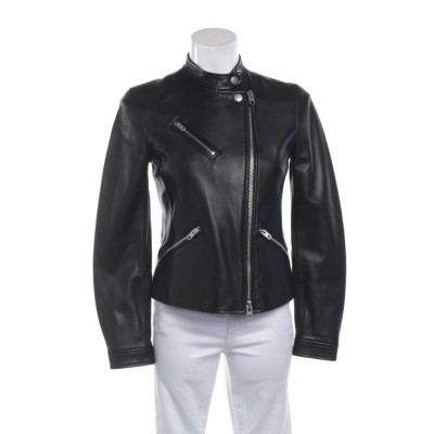 Coach Jacket/Coat Leather in Black