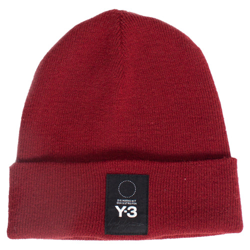 Y 3 Damen Hut/Mütze aus Wolle in Rot | Second Hand