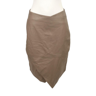 2 Nd Day Skirt Leather in Grey