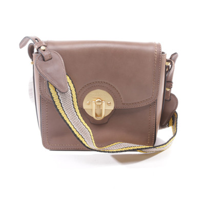 The Bridge Shoulder bag Leather in Silvery