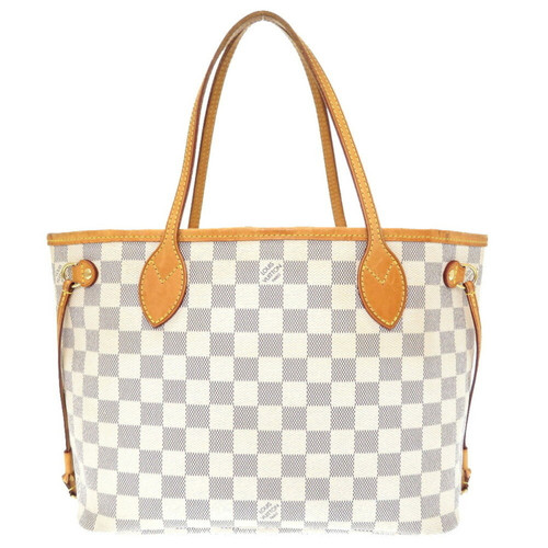 LOUIS VUITTON Dames Neverfull Canvas in Wit
