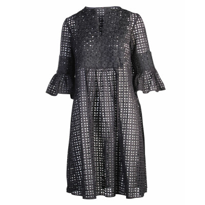 Carolina Herrera Kleid aus Baumwolle in Schwarz