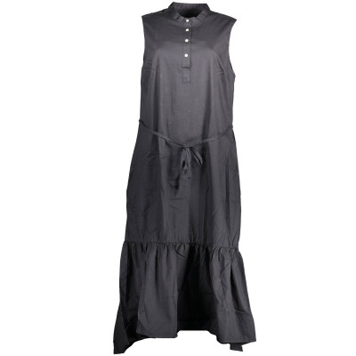 Gant Kleid aus Baumwolle in Schwarz