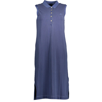 Gant Kleid aus Baumwolle in Blau