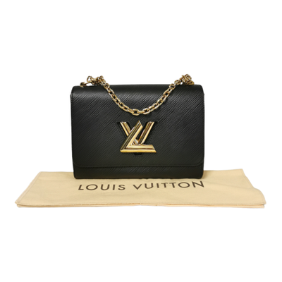 Louis Vuitton Twist aus Leder in Schwarz