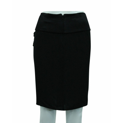 Balenciaga Skirt Silk in Black
