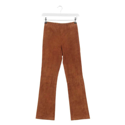Stouls Trousers Leather in Brown