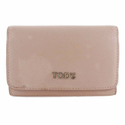 Tod's Täschchen/Portemonnaie aus Leder in Rosa / Pink
