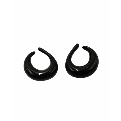 Baccarat Earring in Black